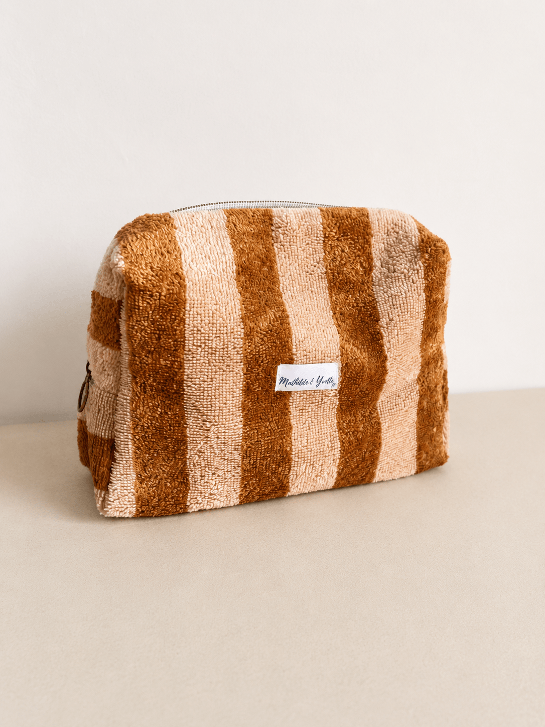 Trousse imperméable caramel